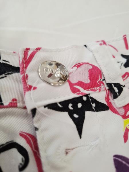 PANTALONCINO LIU JO BIANCO SCRITTE TG 10 ANNI