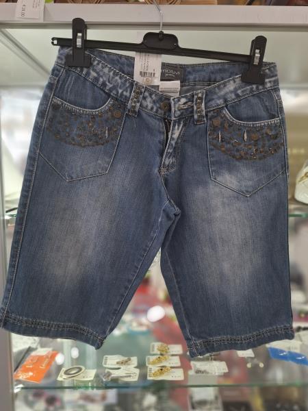 PANTALONCINO MOTIVI JEANS BORCHIE TG 40