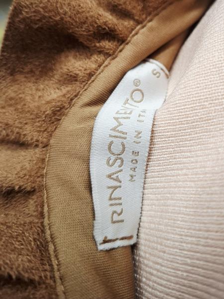 PANTALONCINO RINASCIMENTO ECOPELLE MARRONE TG S