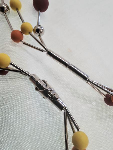 PAROURE COLLANA + BRACCIALE SWATCH PALLINE COLORATE