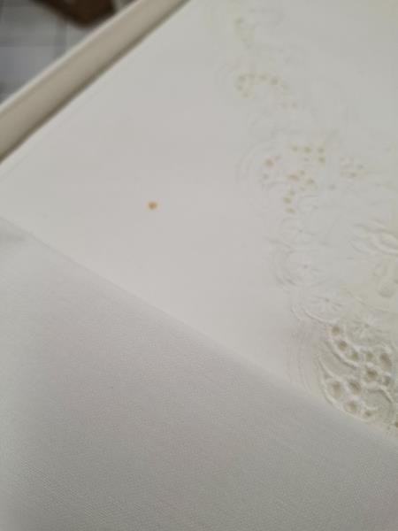 PARURE LENZUOLA MATRIMONIALI BIANCHE RICAMI