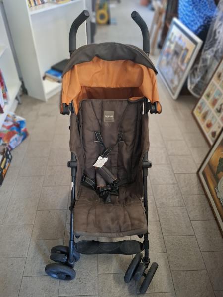 PASSEGGINO INGLESINA MARRONE ARANCIONE