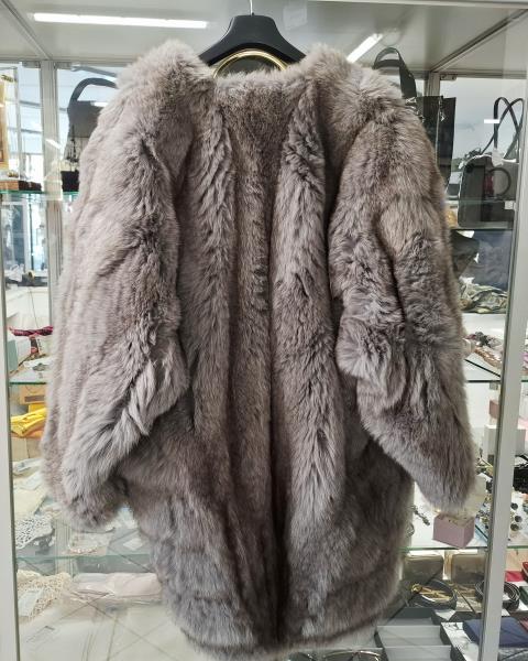 PELLICCIA VOLPE ARGENTATA VINTAGE (fodera da rifare)