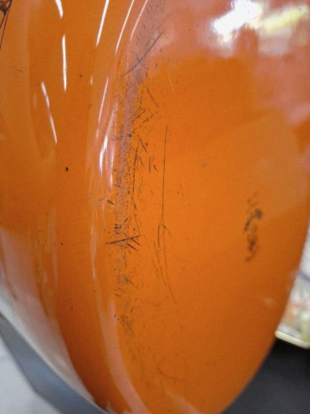 PENTOLA PER ARROSTO OVALE ARANCIONE SILTAL