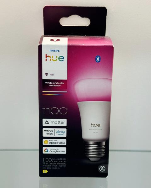 PHILIPS HUE - LAMPADINA LED SMART WHITE AND COLOR AMBIANCE E27 1100 (CONFEZIONE DA 1)