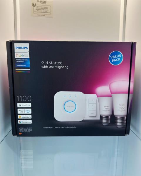 PHILIPS HUE - STARTER KIT E27 1100 (2 LAMPADINE INCLUSE)