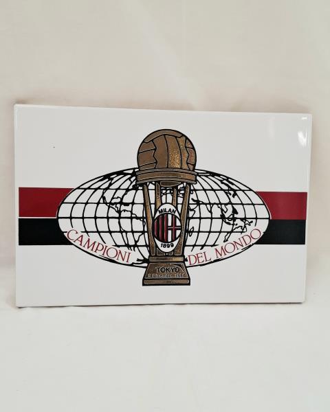 PIASTRELLA MILAN CAMPIONI DEL MONDO 1990