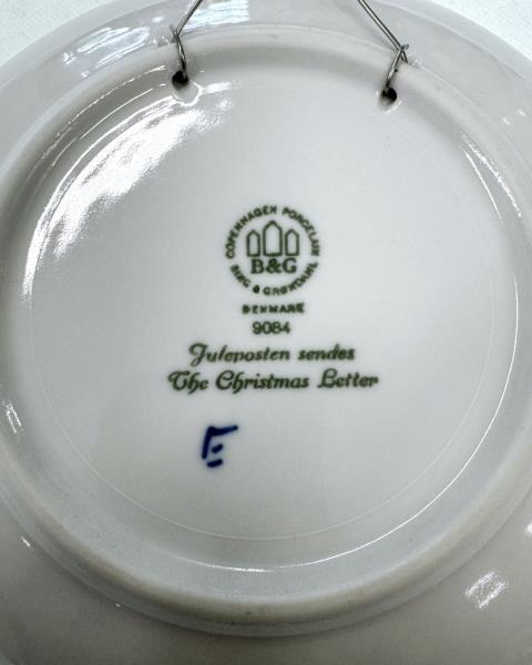 PIATTO COLLEZIONE COPENHAGEN JULE AFTER 1984