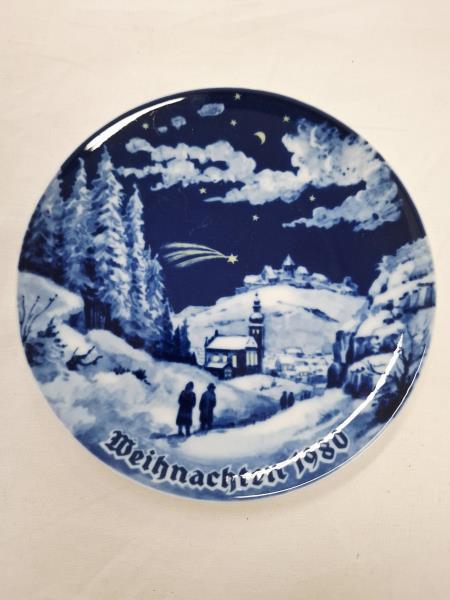 PIATTO COLLEZIONE NATALIZIA TIRSCHENREUTH 1980