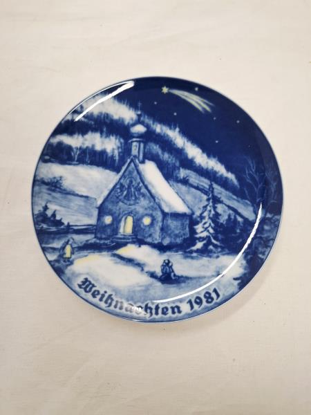 PIATTO COLLEZIONE NATALIZIA TIRSCHENREUTH 1981