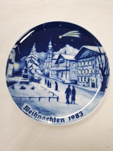 PIATTO COLLEZIONE NATALIZIA TIRSCHENREUTH 1983