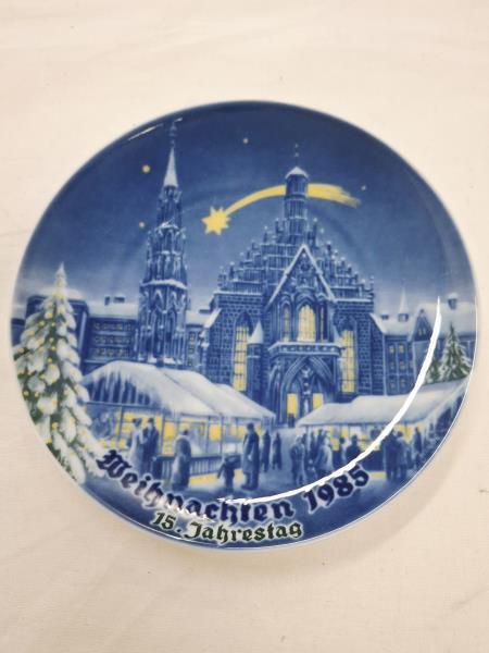 PIATTO COLLEZIONE NATALIZIA TIRSCHENREUTH 1985
