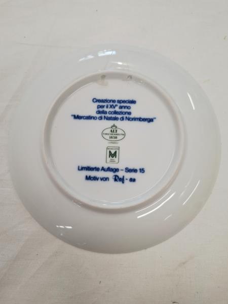 PIATTO COLLEZIONE NATALIZIA TIRSCHENREUTH 1985
