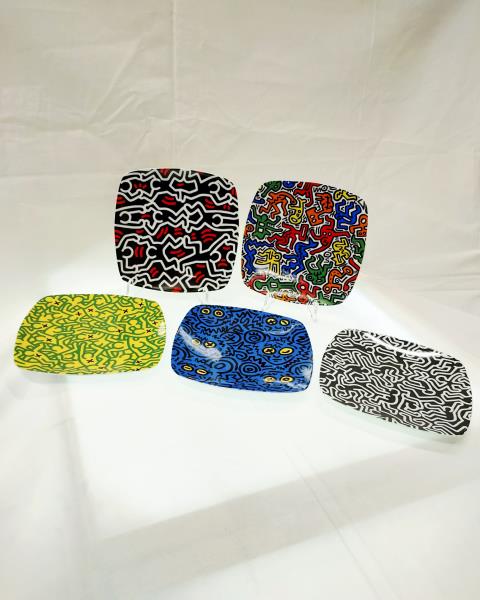 PIATTO KEITH HARING