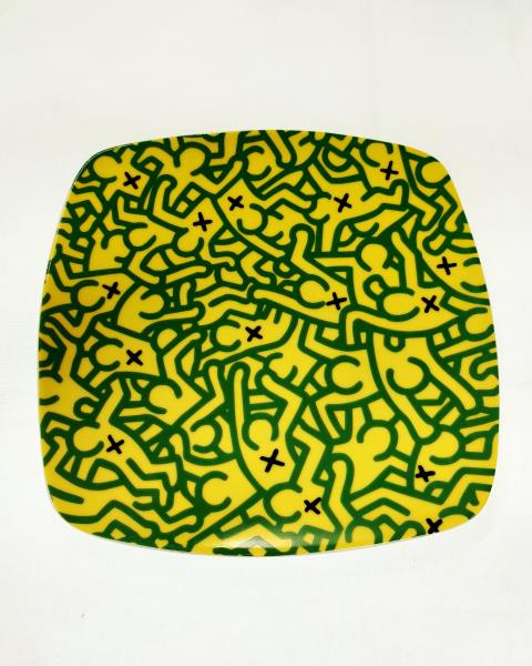 PIATTO KEITH HARING