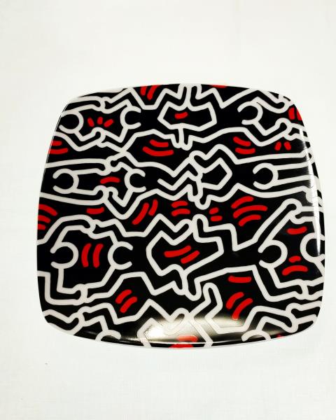 PIATTO KEITH HARING