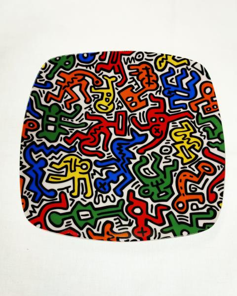 PIATTO KEITH HARING