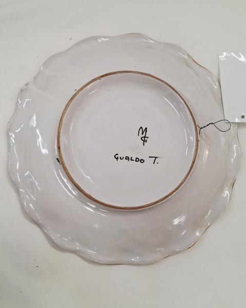 PIATTO ORNAMENTALE GUALDO T. BARCHE A VELA