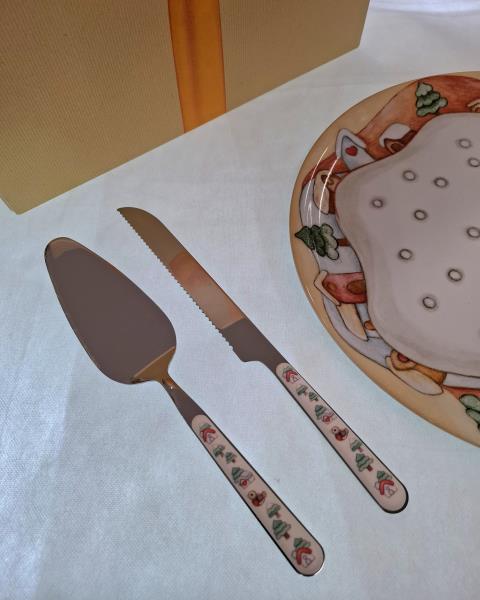 PIATTO THUN CON COLTELLO E PALETTA