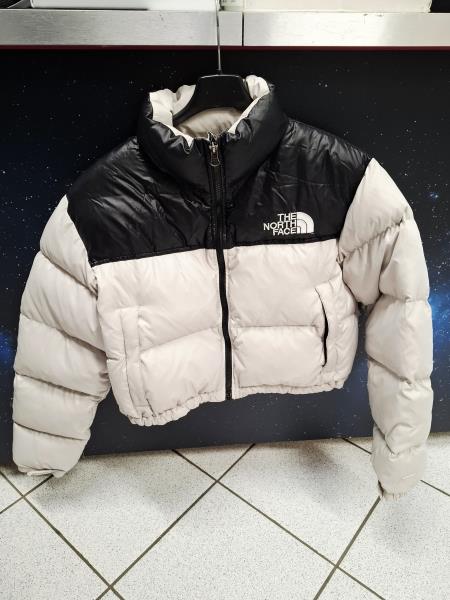 PIUMINO THE NOTH FACE 700 CORTO GRIGIO TG S