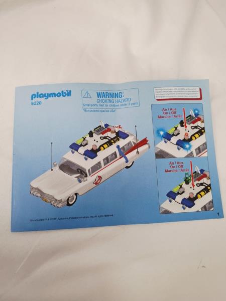 PLAYMOBIL GHOSTBUSTER 9220 - ECHTO-1 CON LUCI E SUONI