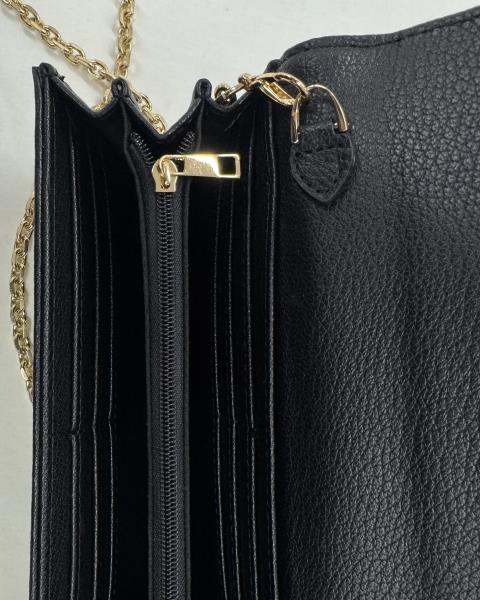 POCHETTE O PORTAFOGLIO CATENELLA DORATA