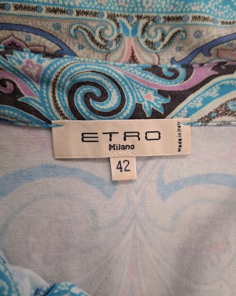 POLO ETRO FANTASIA AZZURRA TG 42