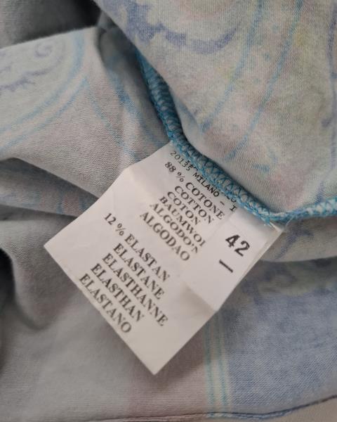 POLO ETRO FANTASIA AZZURRA TG 42