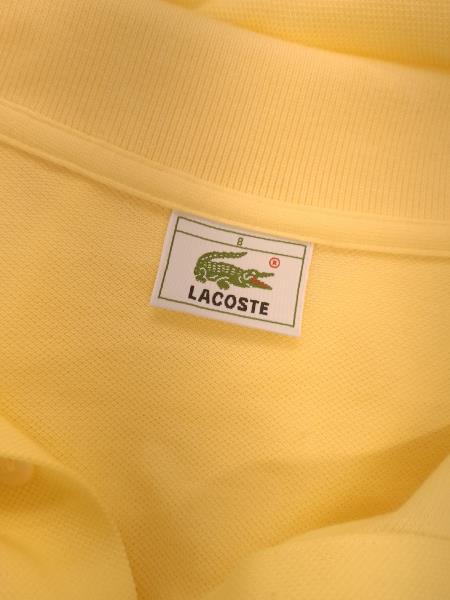 POLO UOMO LACOSTE GIALLA TG 8 (VESTE3XL)