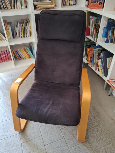 POLTRONA BASE LEGNO TESSUTO