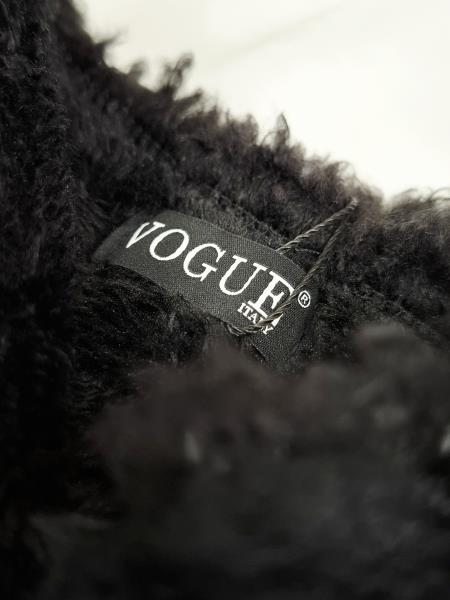PONCHO VOGUE NERO PELO