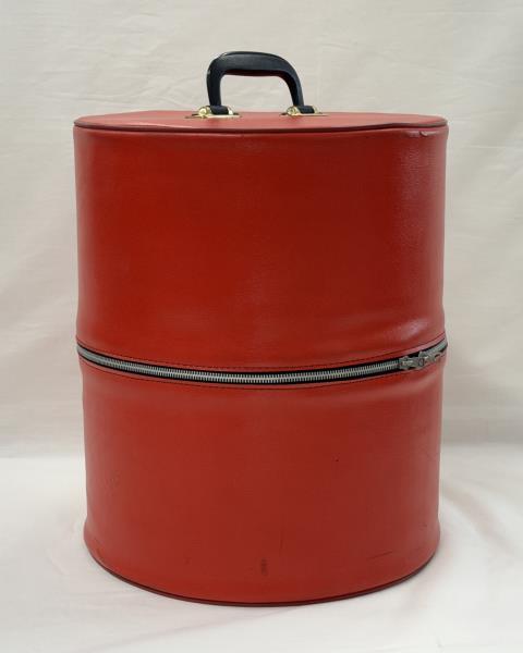 PORTA PARRUCCA/CAPPELLI VINTAGE ROSSO