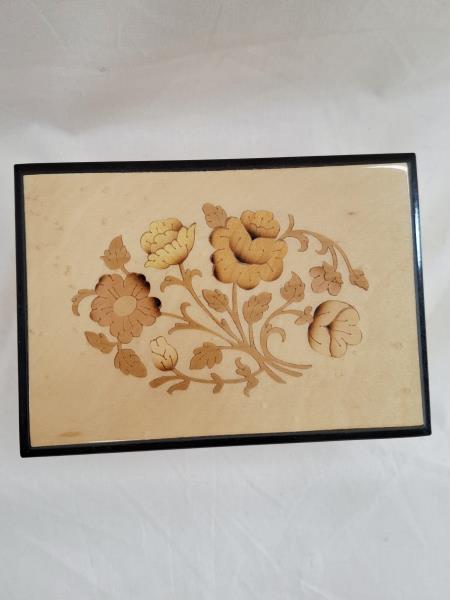 PORTAGIOIE CARILLON BEIGE FIORI INTARSIATI