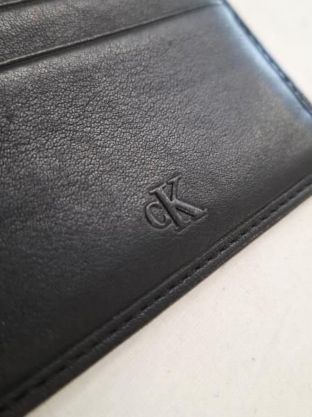 PORTATESSERE PELLE CK NERO