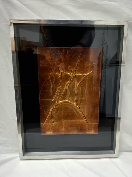 QUADRO CAPPELLO BASSORILIEVO GOLGOTA CRISTO LADRONI