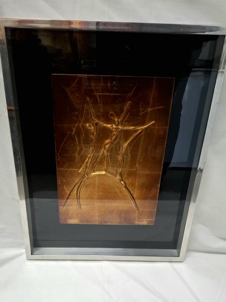 QUADRO CAPPELLO BASSORILIEVO GOLGOTA CRISTO LADRONI