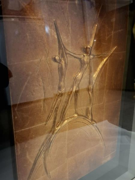 QUADRO CAPPELLO BASSORILIEVO GOLGOTA CRISTO LADRONI