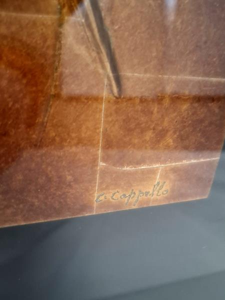 QUADRO CAPPELLO BASSORILIEVO GOLGOTA CRISTO LADRONI