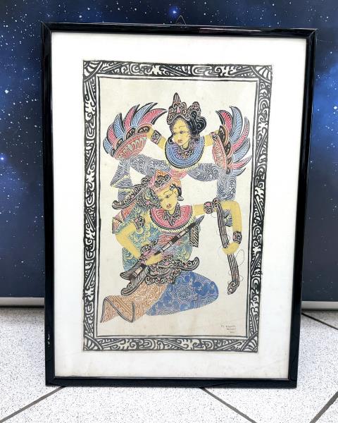 QUADRO DANZATRICI INDONESIANE BATUAN BALI