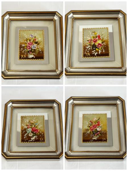 QUADRO FRANCESCO BERTINI CORNICE OTTAGONALE