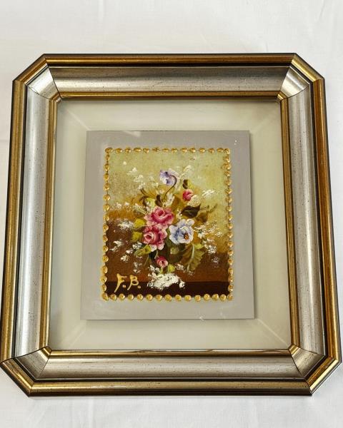 QUADRO FRANCESCO BERTINI CORNICE OTTAGONALE