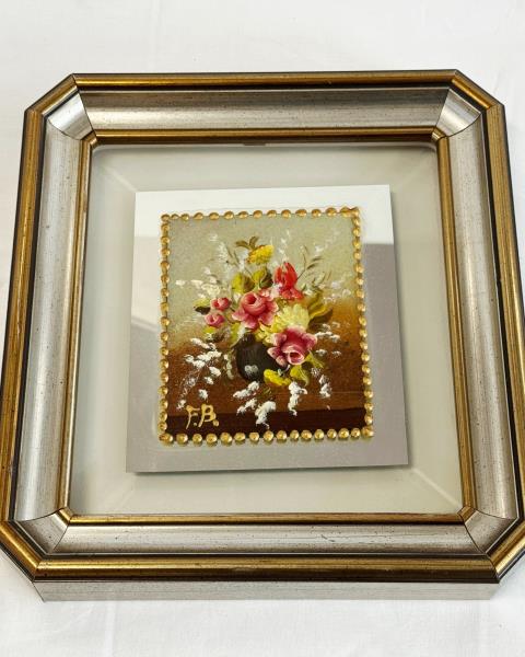 QUADRO FRANCESCO BERTINI CORNICE OTTAGONALE