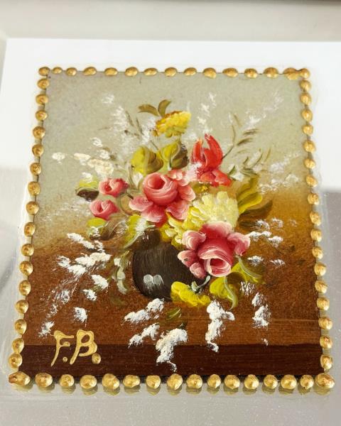 QUADRO FRANCESCO BERTINI CORNICE OTTAGONALE