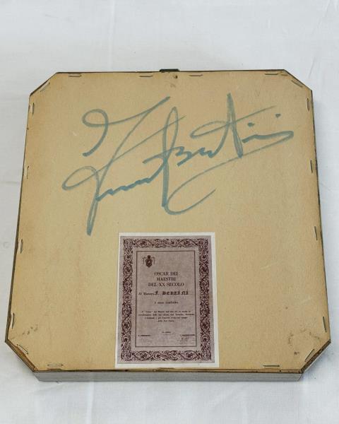 QUADRO FRANCESCO BERTINI CORNICE OTTAGONALE