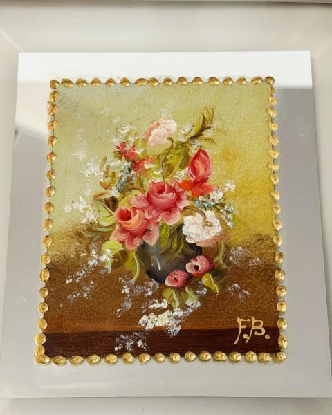 QUADRO FRANCESCO BERTINI CORNICE OTTAGONALE