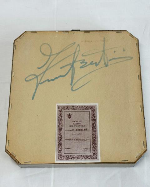 QUADRO FRANCESCO BERTINI CORNICE OTTAGONALE