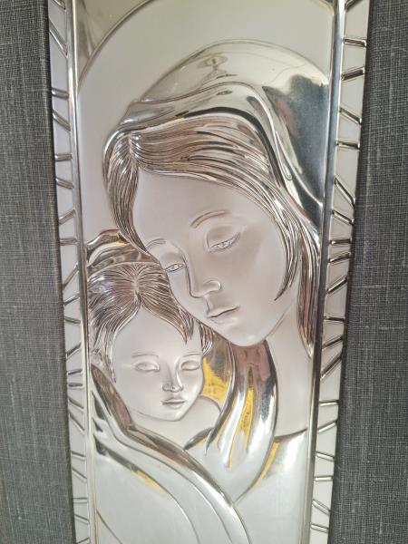 QUADRO MADONNA LAMINA ARDE'