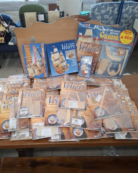 RACCOLTA VELIERO DE AGOSTINI COMPLETA