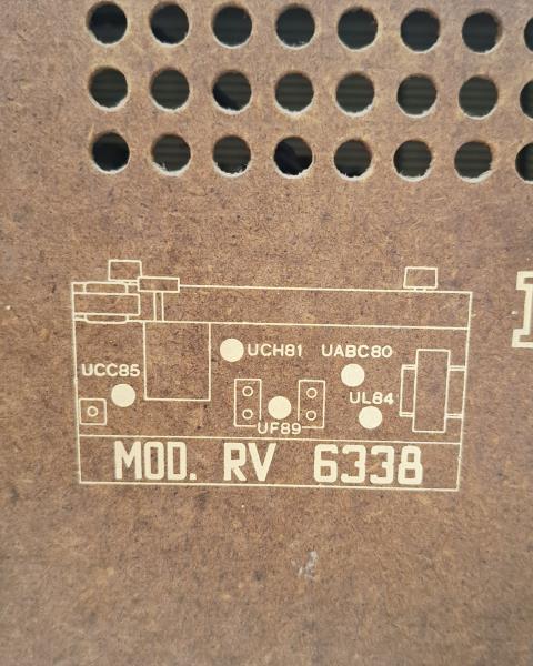 RADIO PHONOLA MERCURY MOD 6338