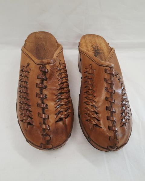 SABOT LEGNO E CUOIO VINTAGE N 43